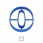 Форма "Цифра 0" 10 см Форма "Цифра 0" 10 см