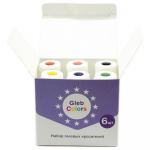 Набор гелевых красителей Gleb Colors BASIC SIX KIT, 6 шт по 20г Набор гелевых красителей Gleb Colors BASIC SIX KIT, 6 шт по 20г