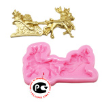 Молд силиконовый "Сани Санта-Клауса" т.м.Silicone King Молд силиконовый "Сани Санта-Клауса" т.м.Silicone King