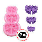 Молд силиконовый "Рождественские колокольчики" т.м.Silicone King Молд силиконовый "Рождественские колокольчики" т.м.Silicone King