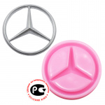 Молд силиконовый "Мерседес/Mercedes" т.м.Silicone King Молд силиконовый "Мерседес/Mercedes" т.м.Silicone King