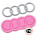 Молд силиконовый "Ауди/Audi" т.м.Silicone King Молд силиконовый "Ауди/Audi" т.м.Silicone King