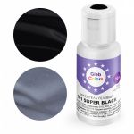 Гелевый краситель пищевой Gleb Colors 101 Супер черный (SUPER BLACK), 20г