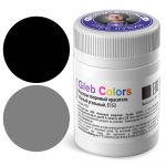 Сухой жирорастворимый краситель пищевой Gleb Colors Черный угольный, 10г