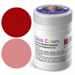 Сухой жирорастворимый краситель пищевой Gleb Colors Кармуазин бордовый, 10г